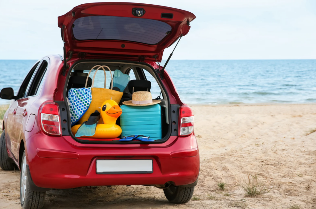 Carro na praia
