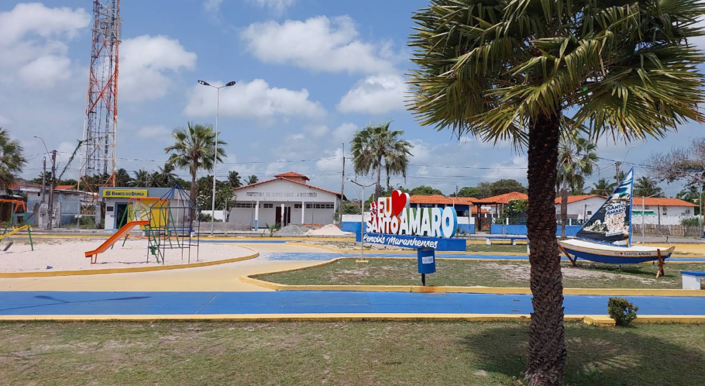 Praça em Santo Amaro, Maranhão