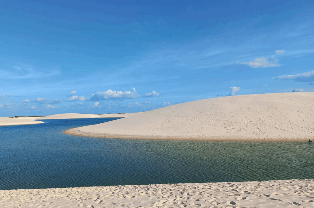 Lago nos lençóis Maranhenses